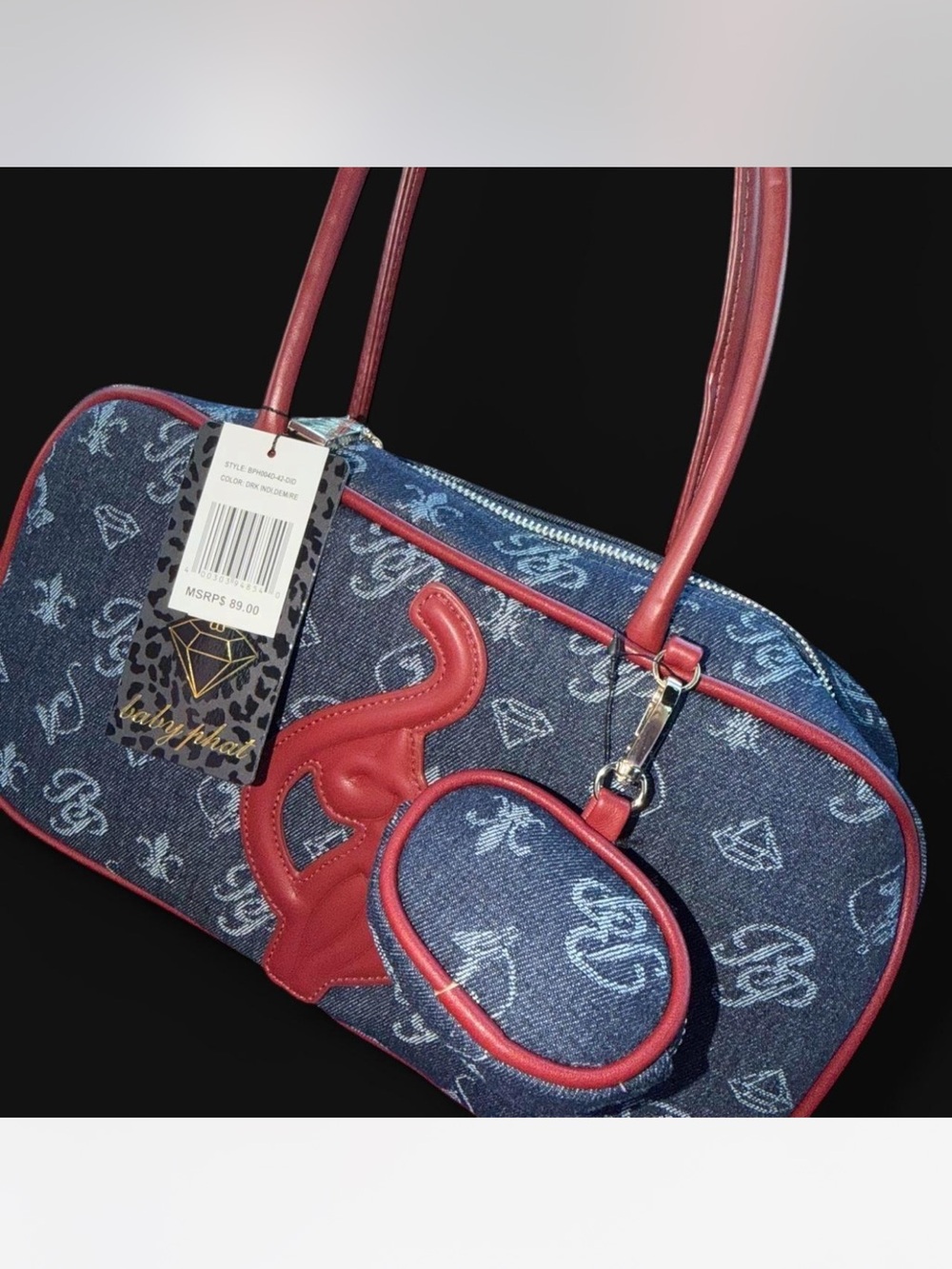 Baby Phat Monogram Debim Tote